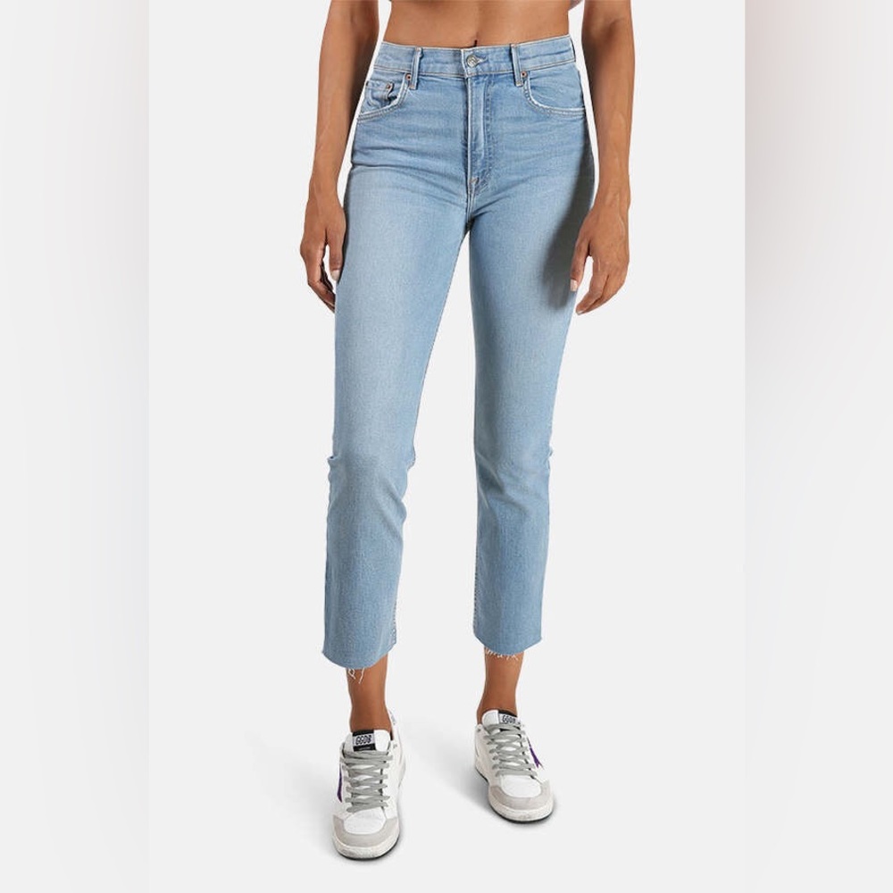NWOT Grlfrnd jeans Reed color holding on size 26